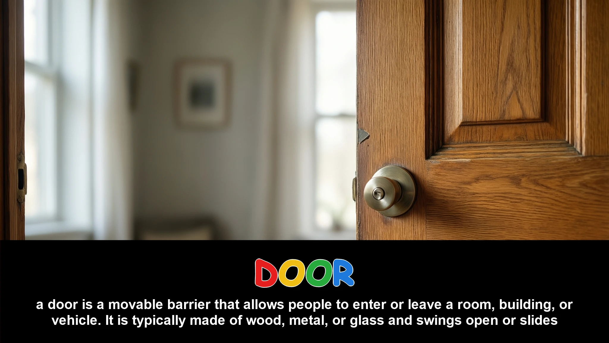 English Illustration for door